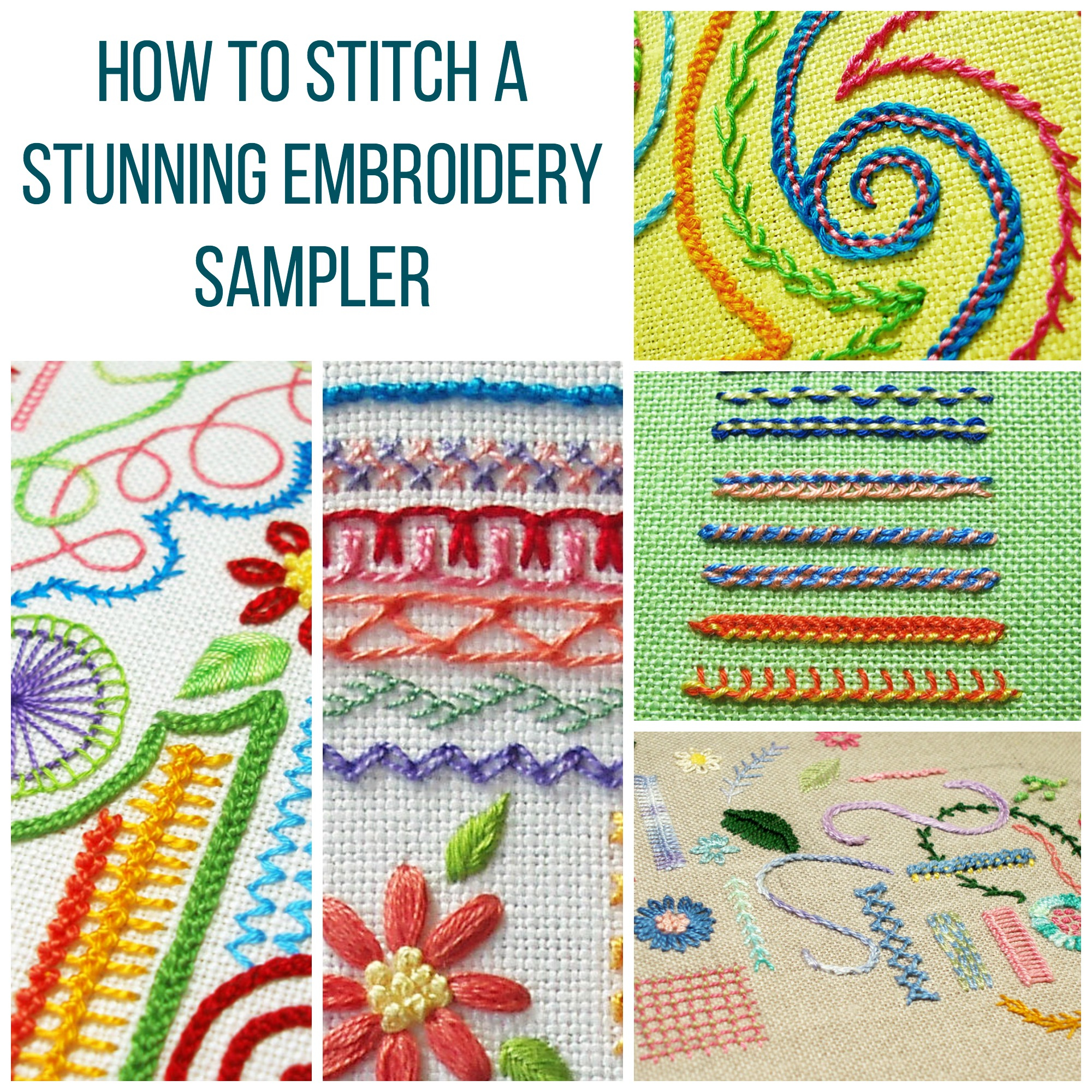 Free Crewel Embroidery Patterns Show Off Your Stitching With A Stunning Embroidery Sampler