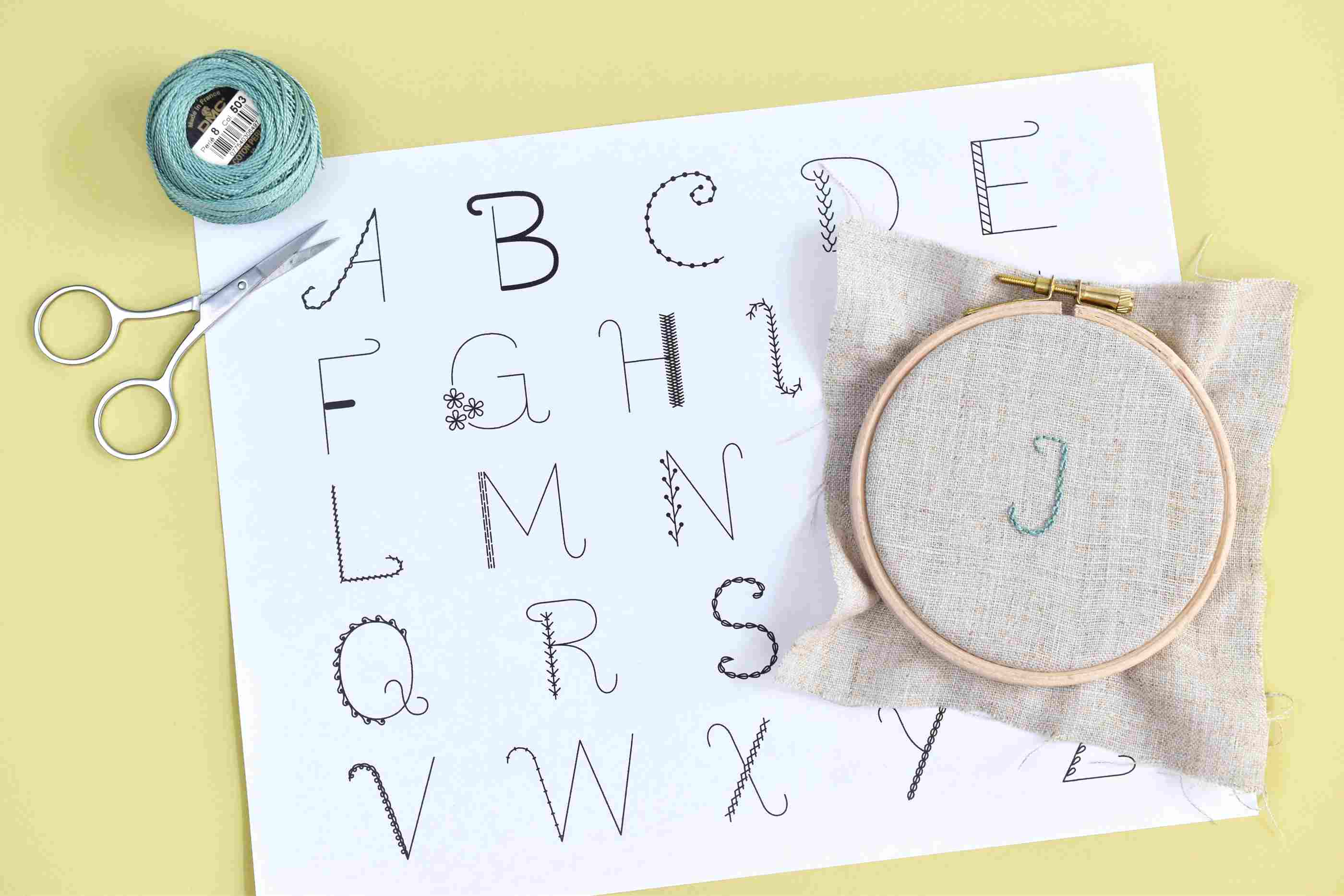 Free Embroidery Alphabet Patterns Free Alphabet Embroidery Sampler Pattern