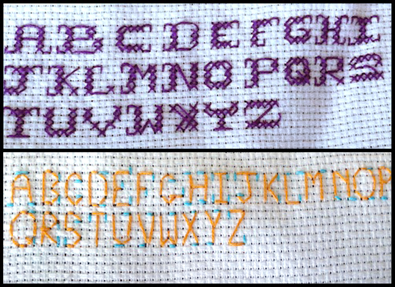 Free Embroidery Alphabet Patterns Free Patterns For Counted Cross Stitch Alphabet Lovetoknow