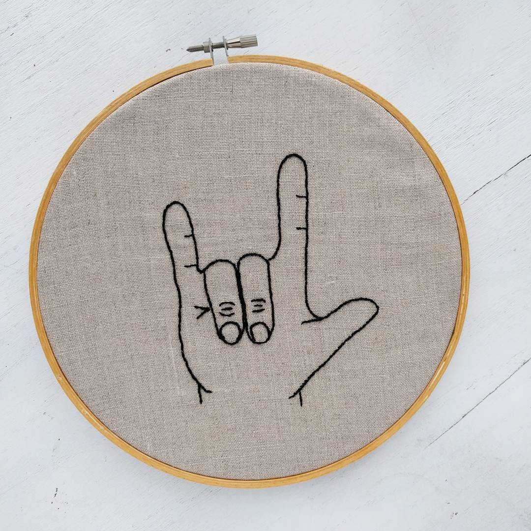 Free Hand Embroidery Pattern A Lively Hope Free I Love You Hand Embroidery Pattern