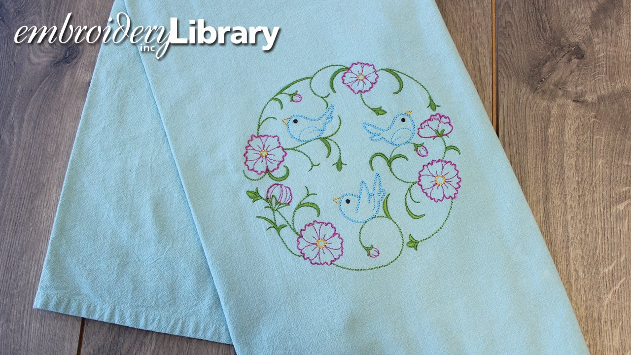Free Hand Embroidery Patterns For Tea Towels Embroidering On Floursack Kitchen Towels