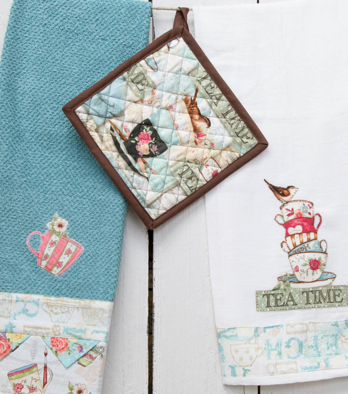 Free Hand Embroidery Patterns For Tea Towels Tea Towels Joann