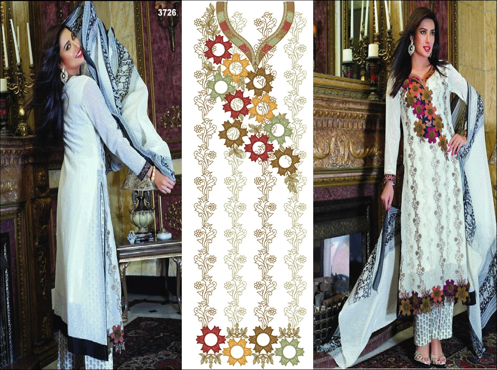 Free Machine Embroidery Patterns Latest Embroidery Designs For Salwar Kameez Free Download