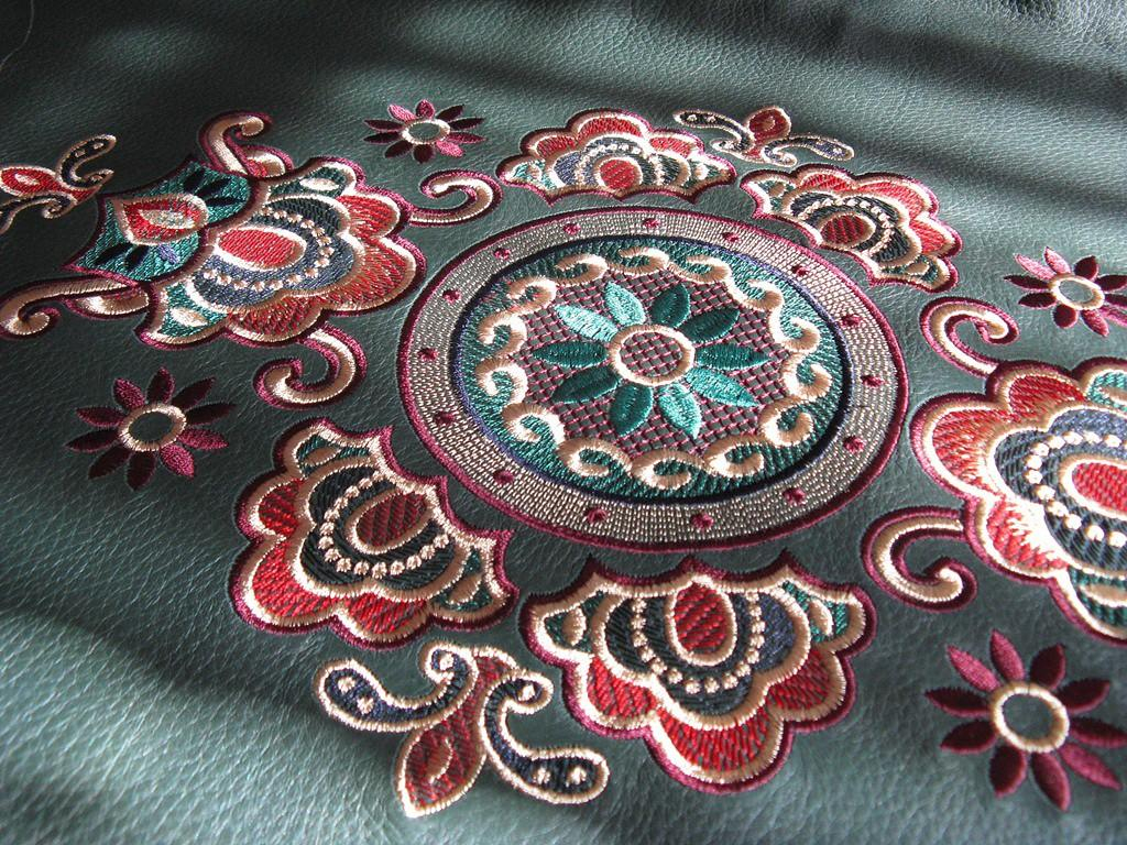 Free Machine Embroidery Patterns Leather Decoration Embroidery Showcase With Free Embroidery