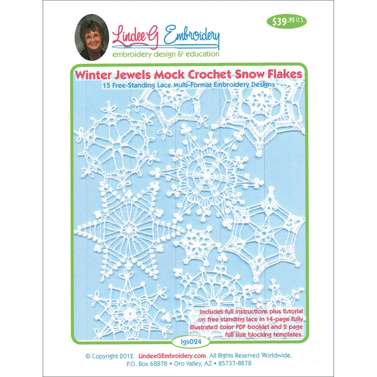 Free Paper Embroidery Patterns And Instructions Winter Jewels Mock Crochet Snow Flakes Embroidery Designs