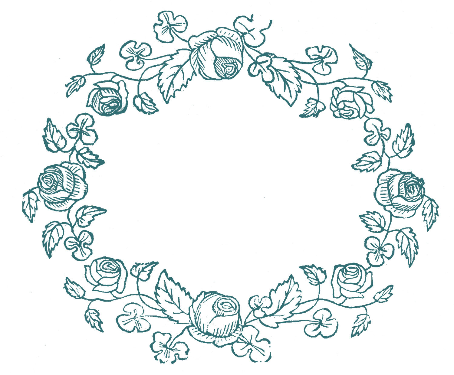 Free Vintage Embroidery Patterns Royalty Free Images Rose Wreaths Embroidery Pattern The