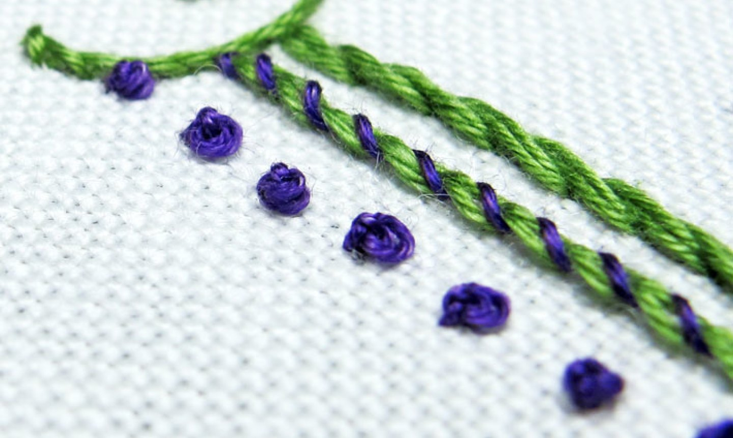 French Embroidery Patterns How To Start Embroidery Threads Without A Knot