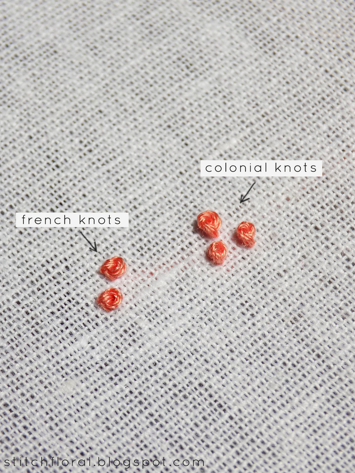 French Knot Embroidery Patterns Colonial Knot And Hows It Different From French Knot Stitch Floral