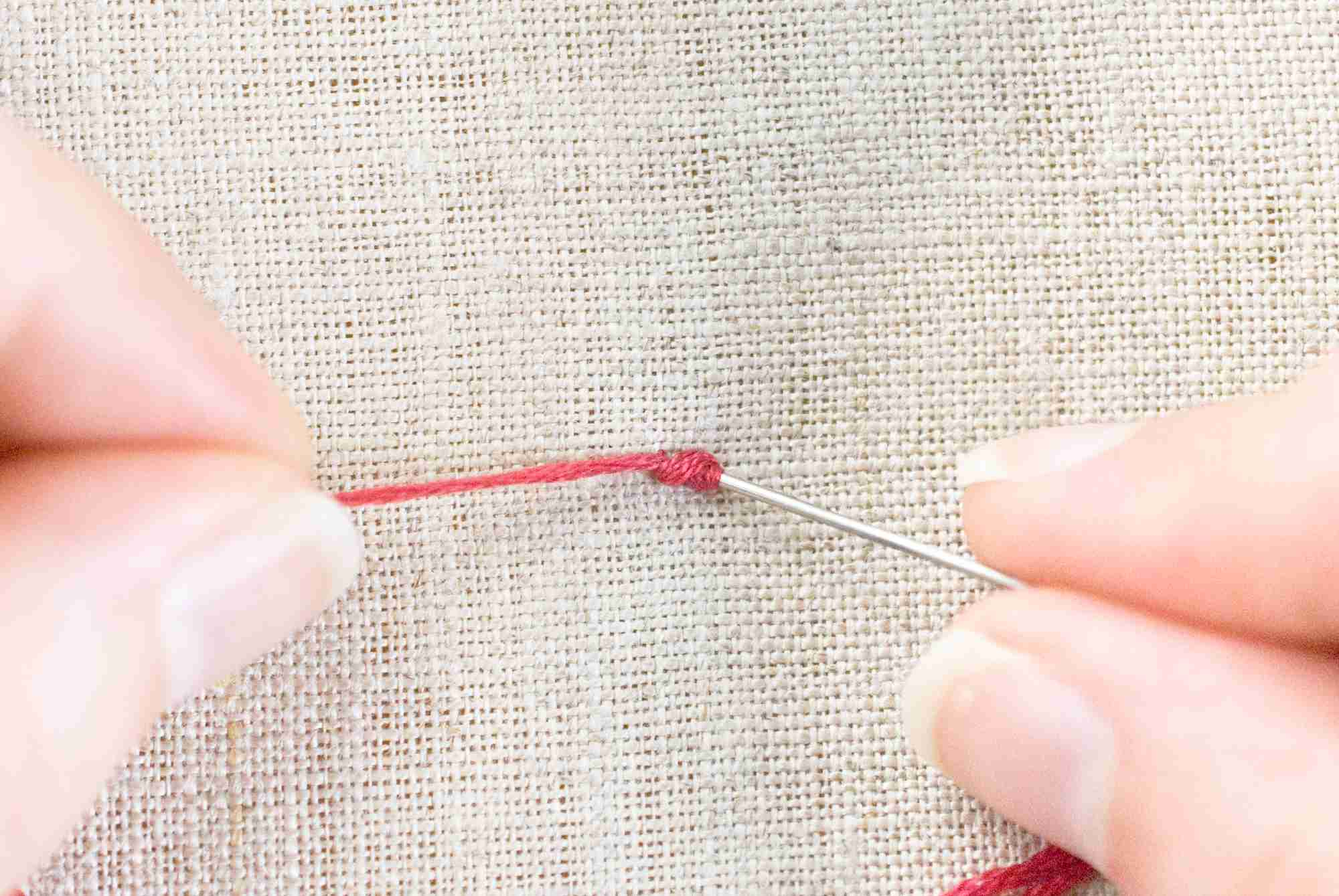 French Knot Embroidery Patterns How To Make A French Knot Easily