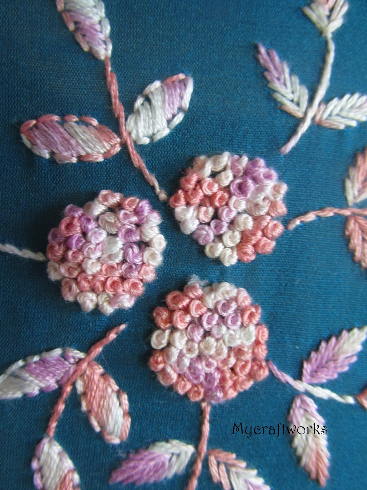 French Knot Embroidery Patterns My Craft Works Embroidery Pattern 3 French Knots Flower