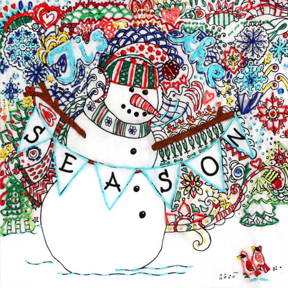 Fun Embroidery Patterns Festive Embroidery Patterns Blitsy