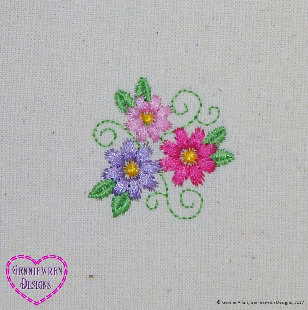 Funky Embroidery Patterns Flowers Free Machine Embroidery Design Homes Tips