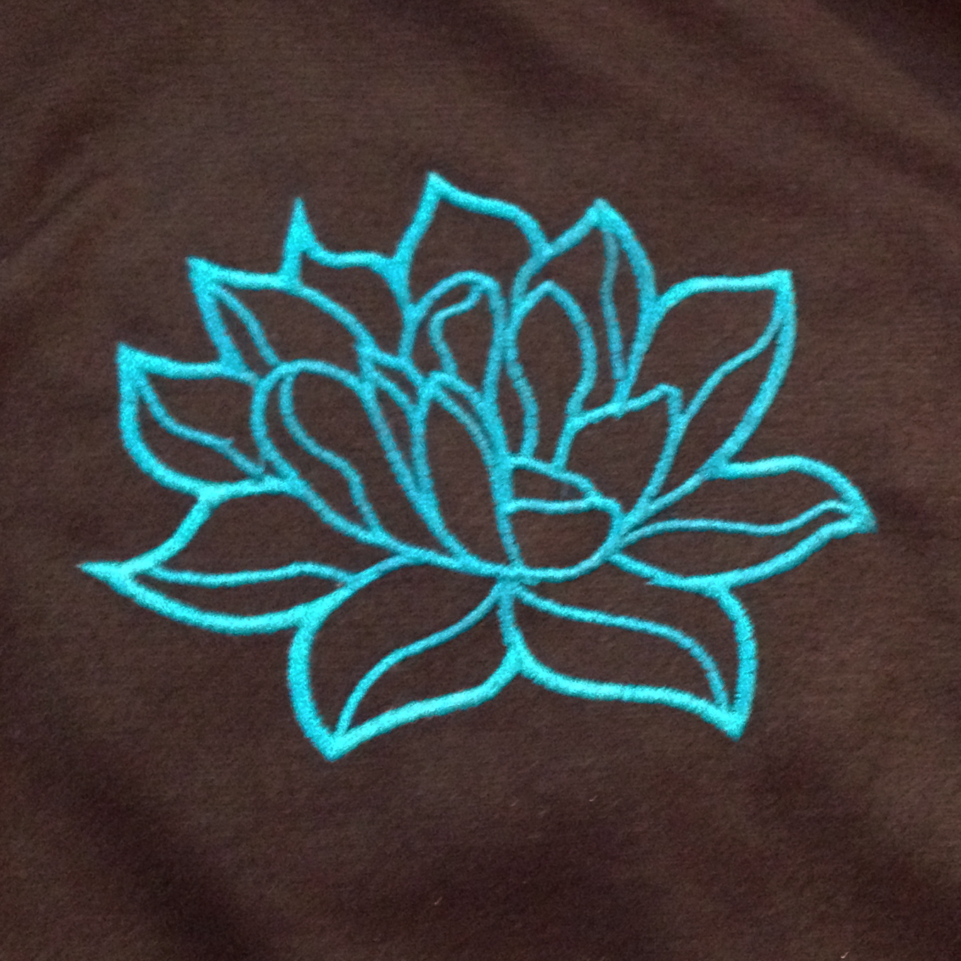 Funky Embroidery Patterns Modern And Elegant Lotus Flower Applique Embroidery Design Simple Lotus Flower Is Perfect Symbol Of Good Fortune In Buddhism