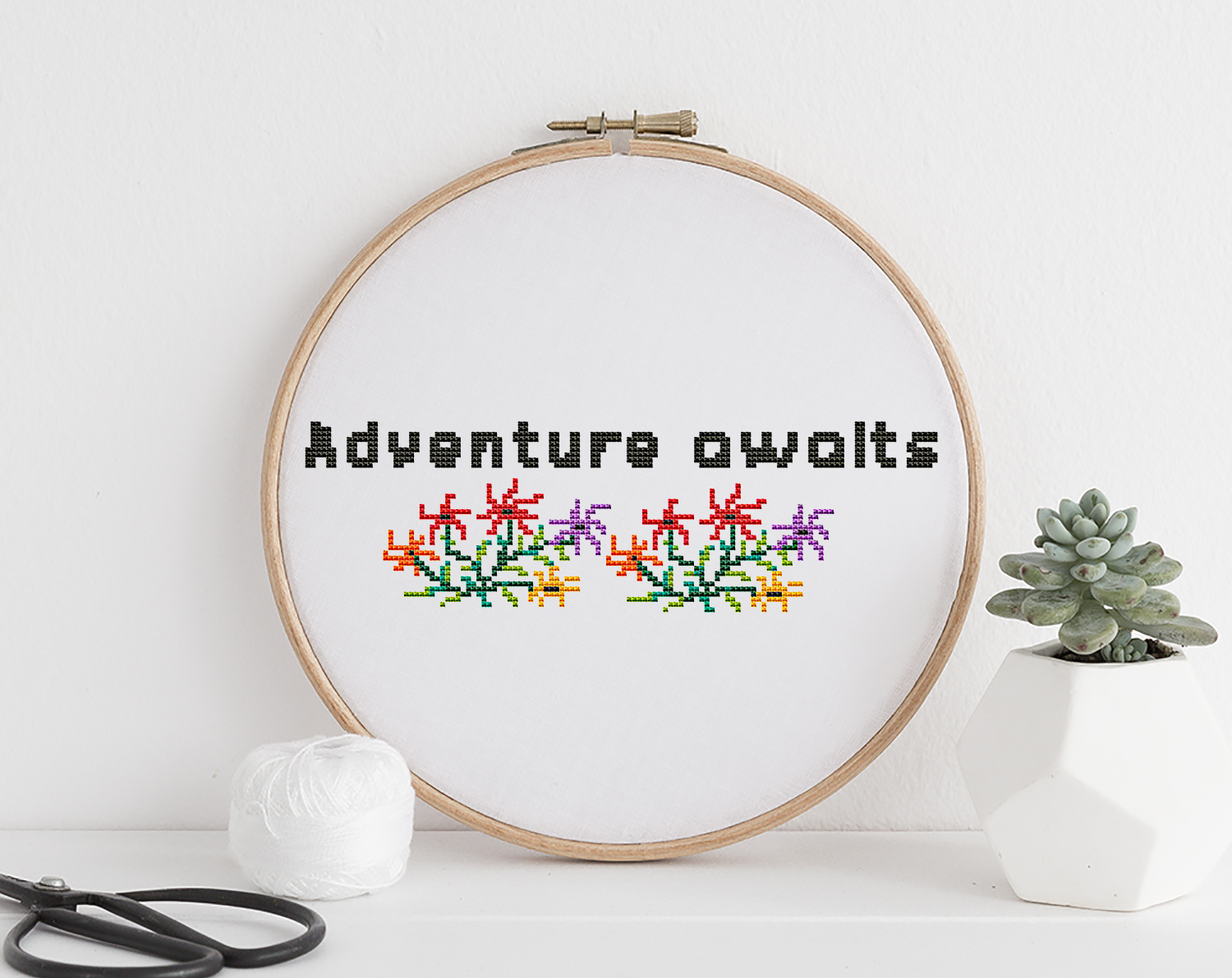 Funny Embroidery Patterns Cross Stitch Pattern Pdf Floral Modern Cross Stitch Funny Idiom Embroidery Pattern Instant Download