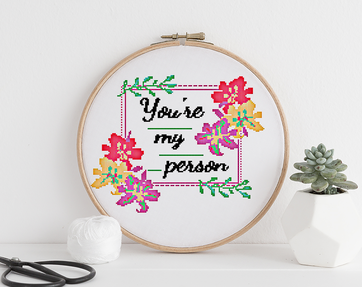 Funny Embroidery Patterns Cross Stitch Pattern Pdf Funny Cross Stitch Youre My Person Instant Download