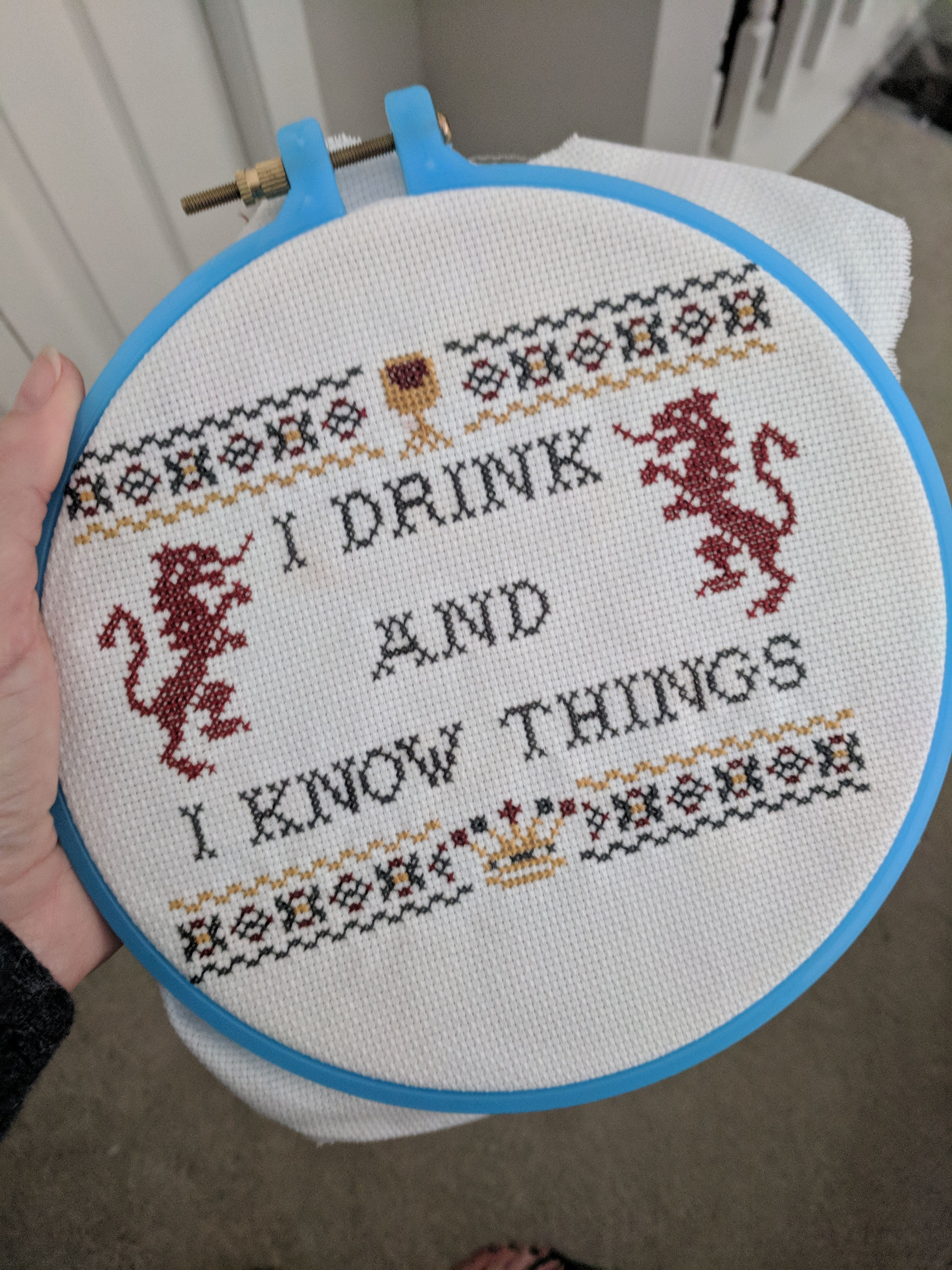 Game Of Thrones Embroidery Patterns Fo Game Of Thrones Project Completed Crossstitch