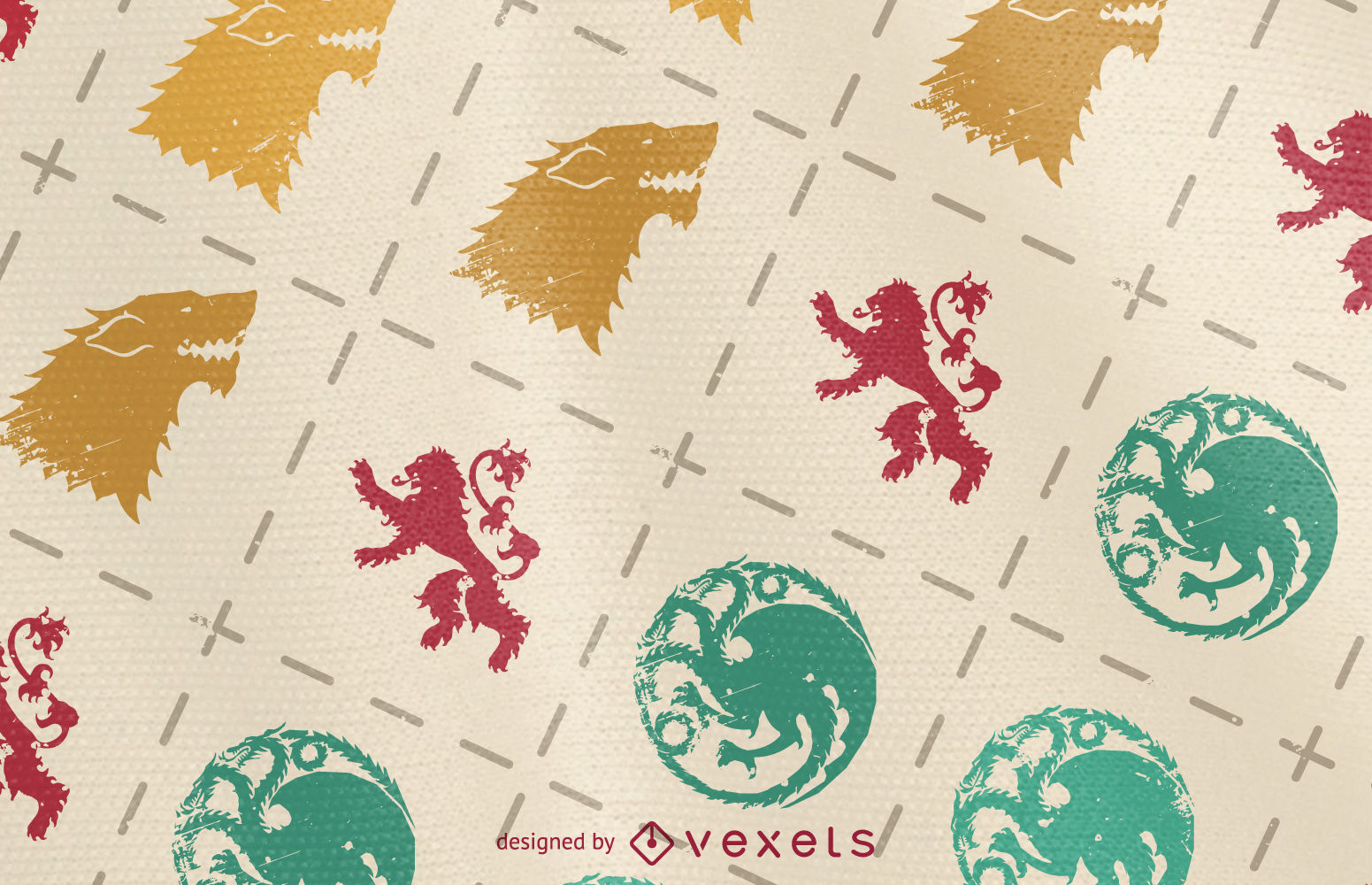 Game Of Thrones Embroidery Patterns Game Of Thrones Pattern Vector Download