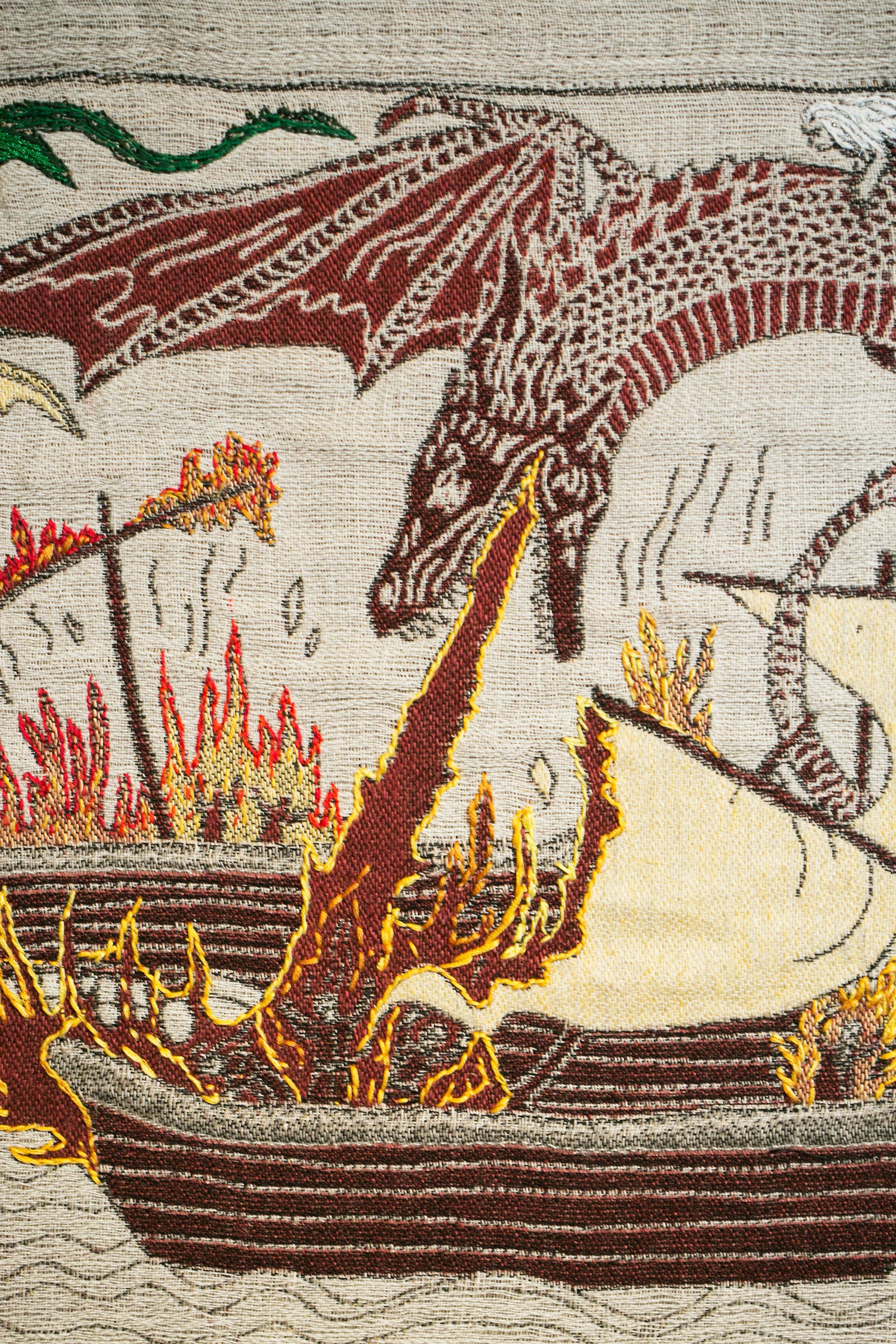 Game Of Thrones Embroidery Patterns So You Want To Build A 253 Foot Game Of Thrones Tapestry Vogue