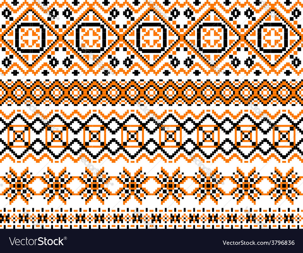 Geometric Embroidery Patterns Geometric Embroidery Borders And Frames