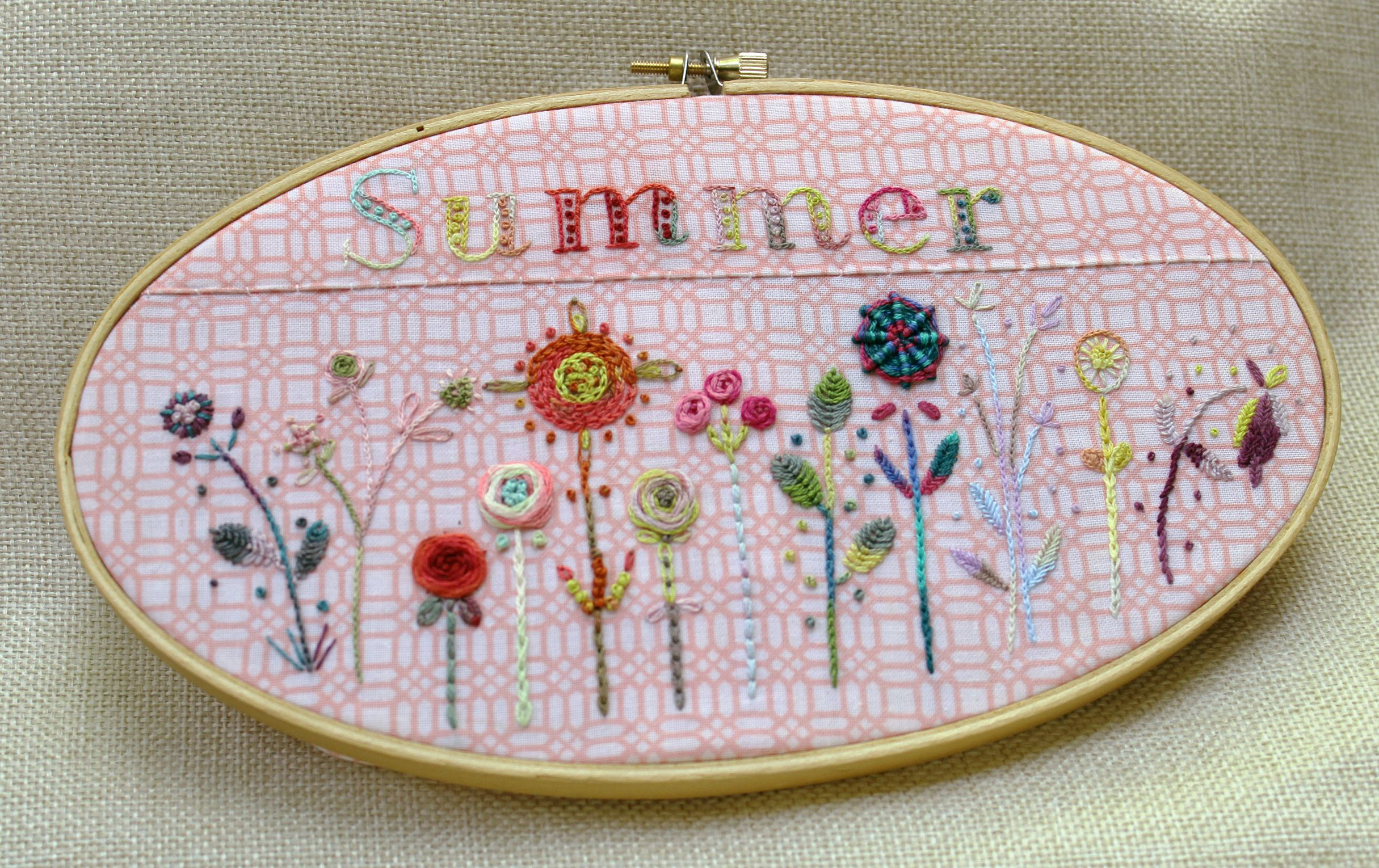 Gingham Embroidery Patterns Free 10 Embroidery Patterns For Summer