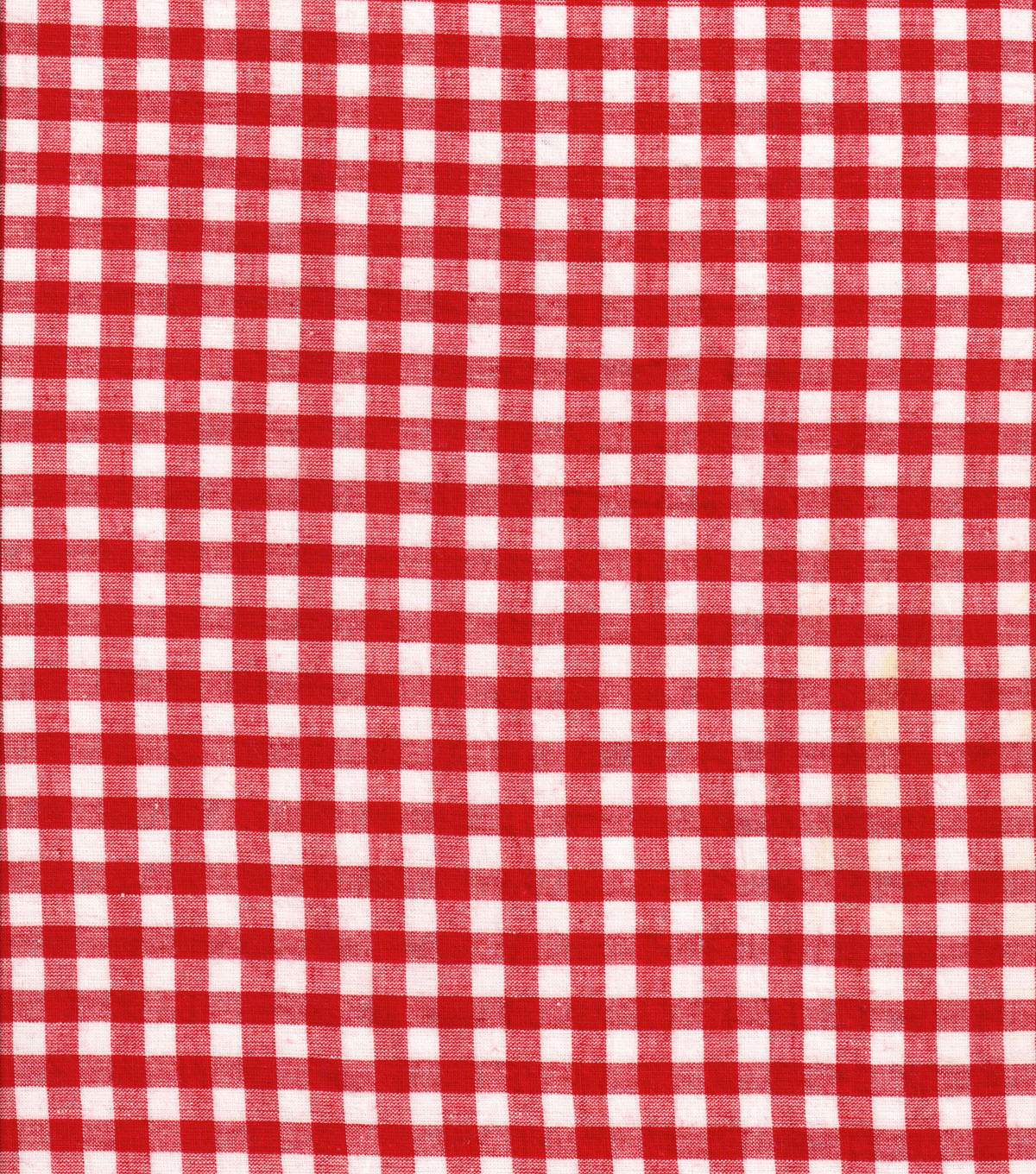 Gingham Embroidery Patterns Free Homespun Cotton Fabric 44 Wide 14 Red Gingham
