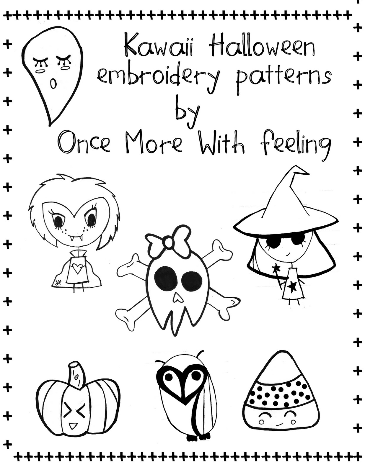 Halloween Embroidery Patterns Once More With Feeling My Life As A Teacup