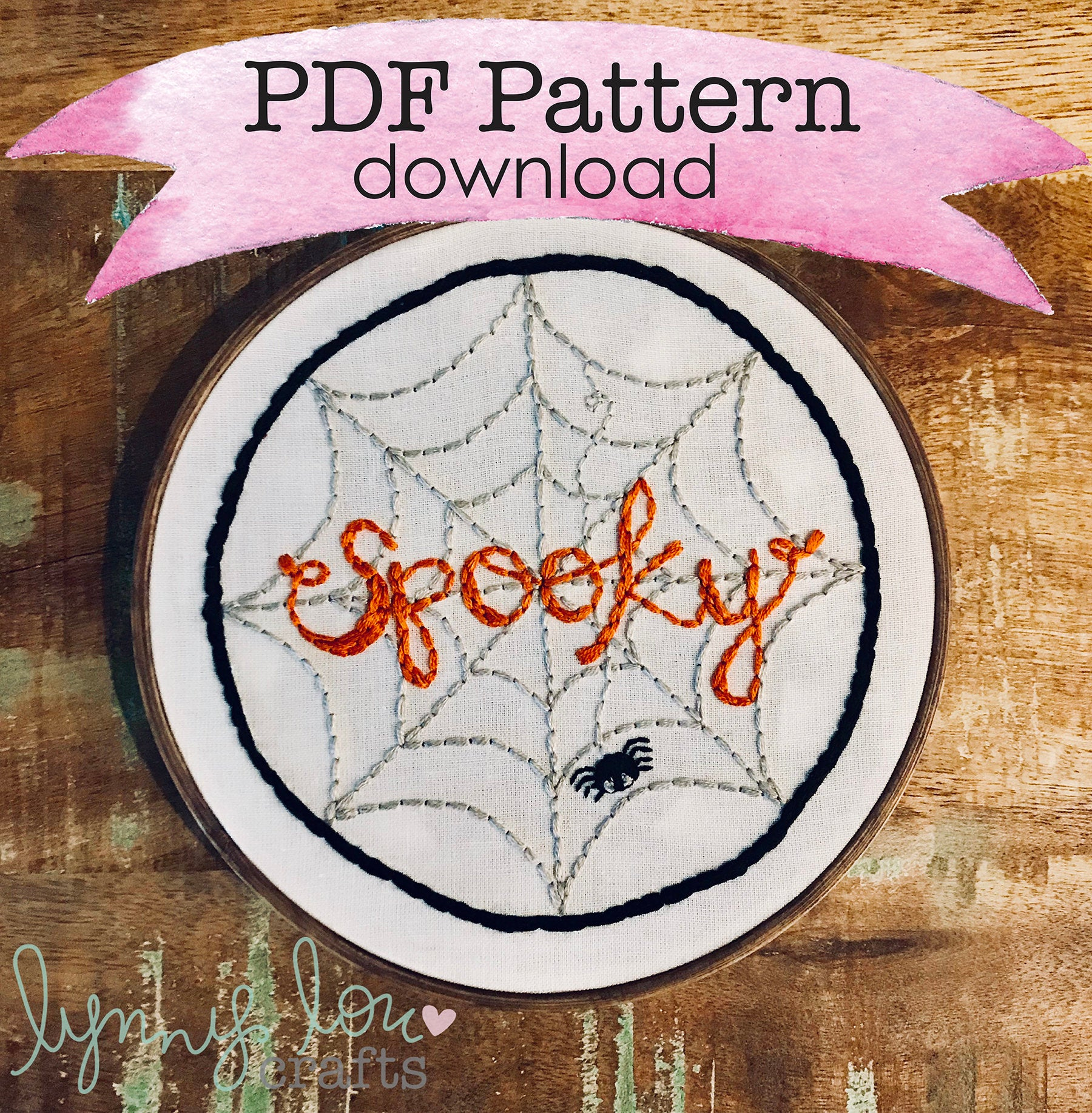 Halloween Hand Embroidery Patterns Downloadable Pdf Embroidery Pattern Spooky Halloween Embroidery Design Hoop Art Hand Embroidery Modern Embroidery Adult Craft