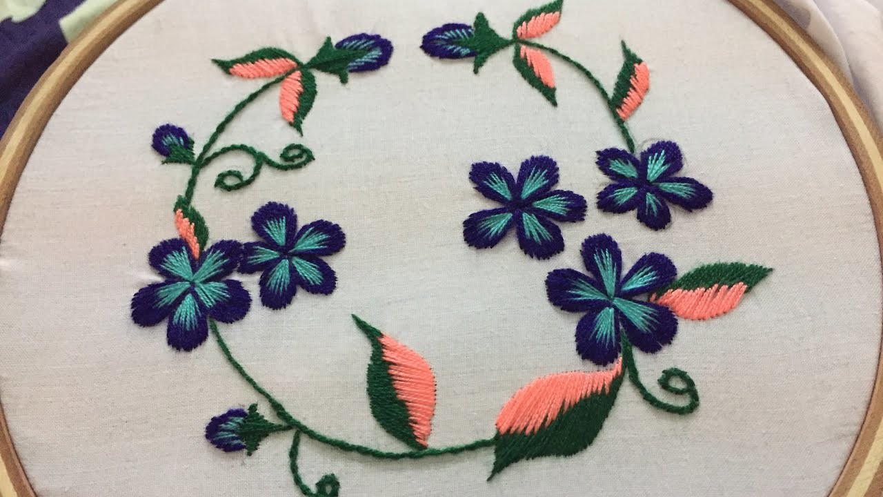 Hand Embroidery Flowers Patterns Hand Embroidery Flowers Designs Flowers Healthy