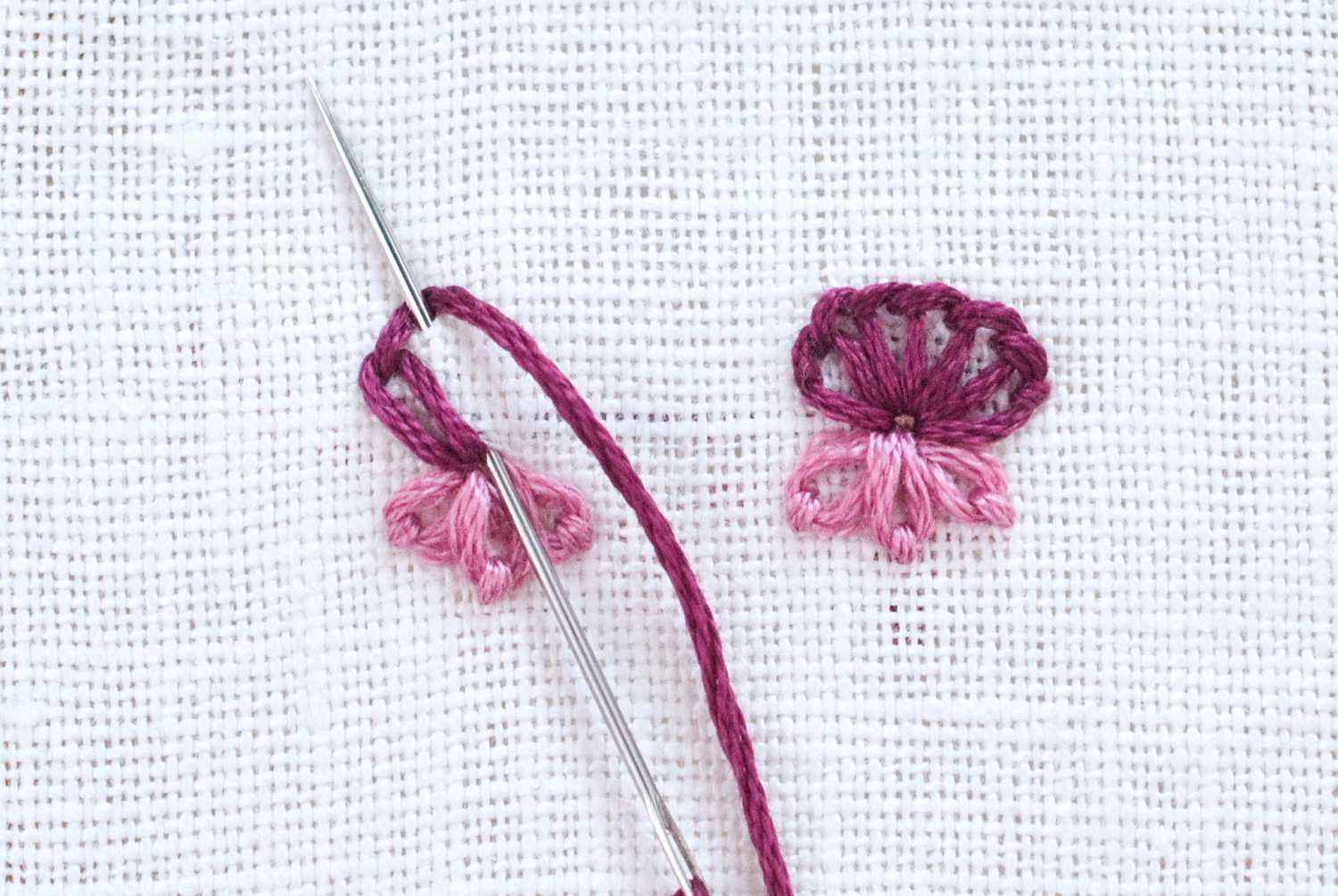 Hand Embroidery Flowers Patterns How To Embroider Tiny Flowers
