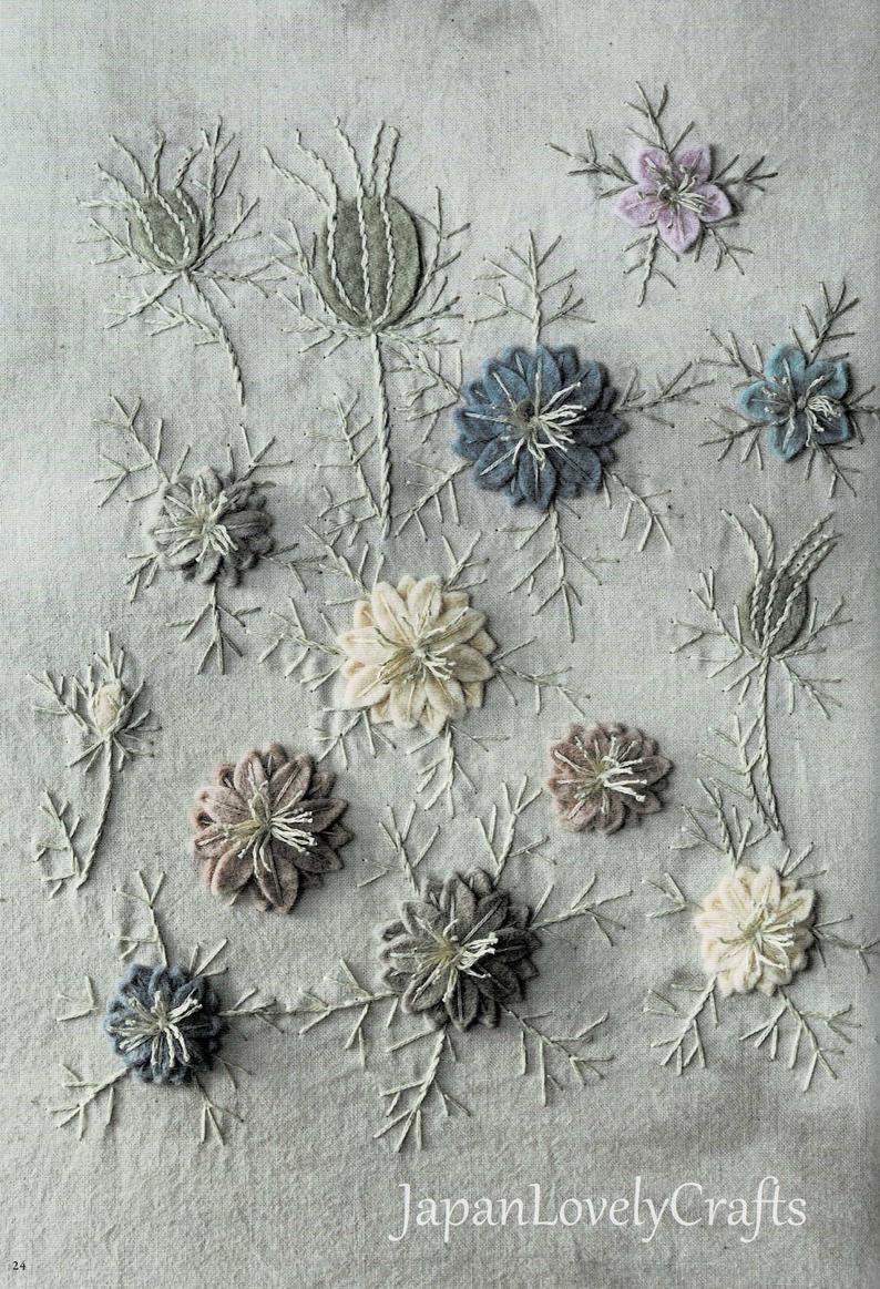 Hand Embroidery Flowers Patterns Japanese Hand Embroidery Flower Patterns With Vegetable Dyes Embroidered Floral Plant Art Tutorial Japanese Embroidery Pattern Book