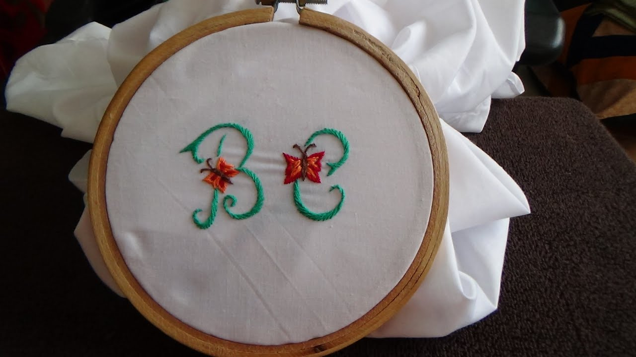 Hand Embroidery Letter Patterns Hand Embroidery Embroided Letters