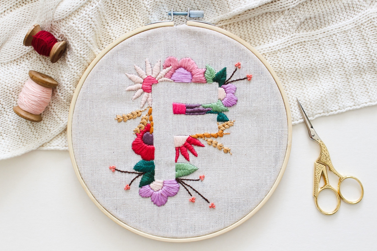 Hand Embroidery Letter Patterns Tata Sol Letters Embroidery