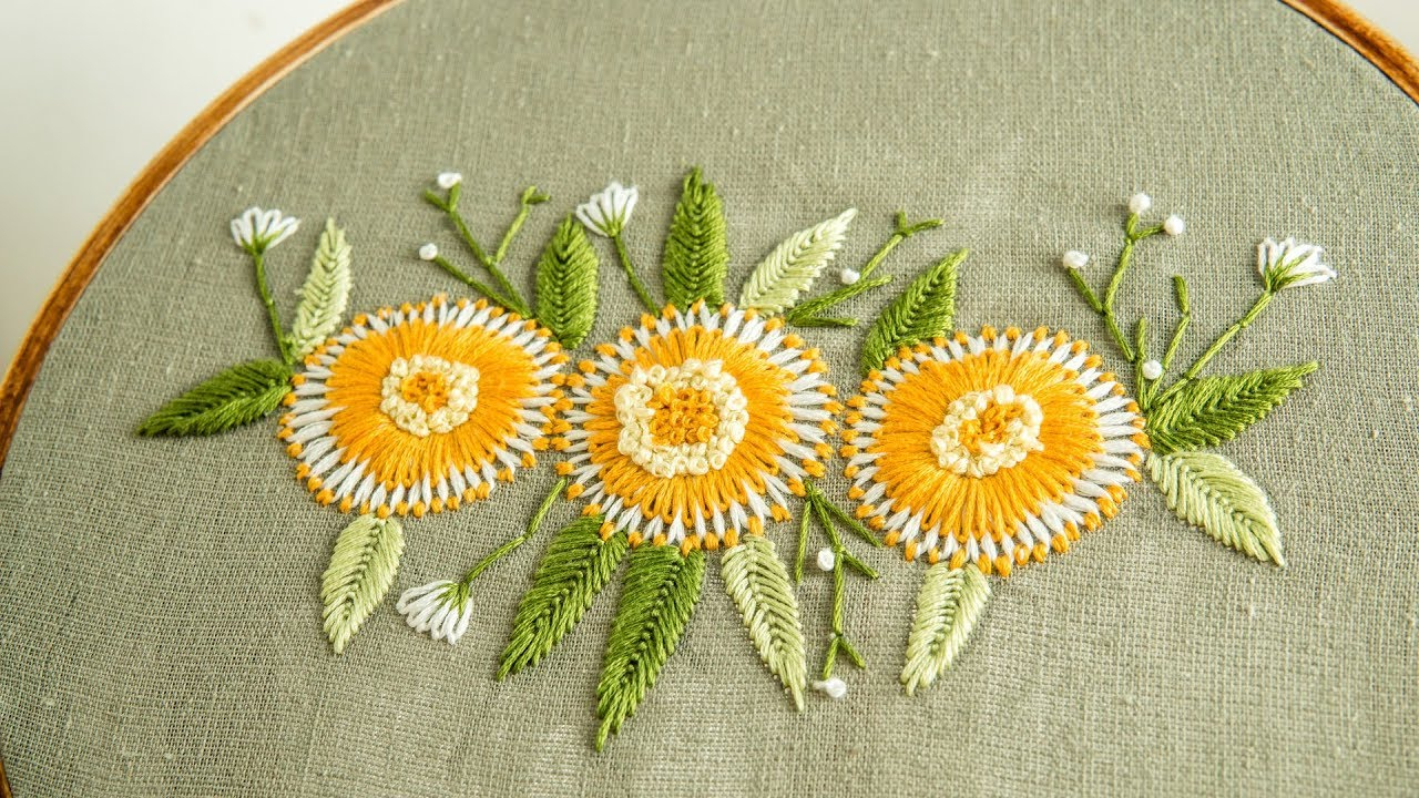 Hand Embroidery Pattern New Hand Embroidery Design Your Own Style Of Art Handiworks