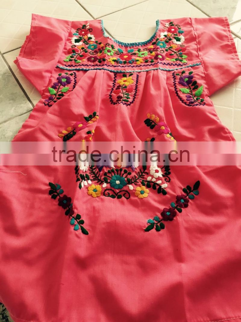 Hand Embroidery Patterns For Dresses 2016 Boho Hand Embroidery Design Cotton Dress For Ba Gril Kids