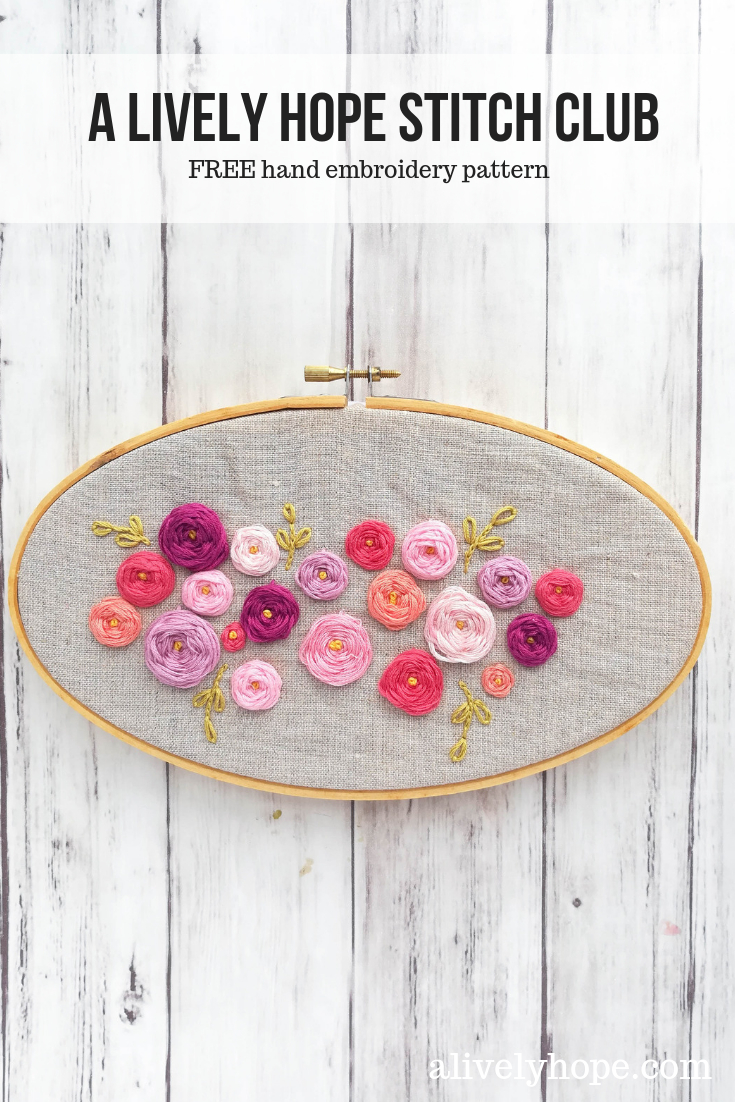 Hand Embroidery Patterns Free A Lively Hope Roses Hand Embroidery Pattern