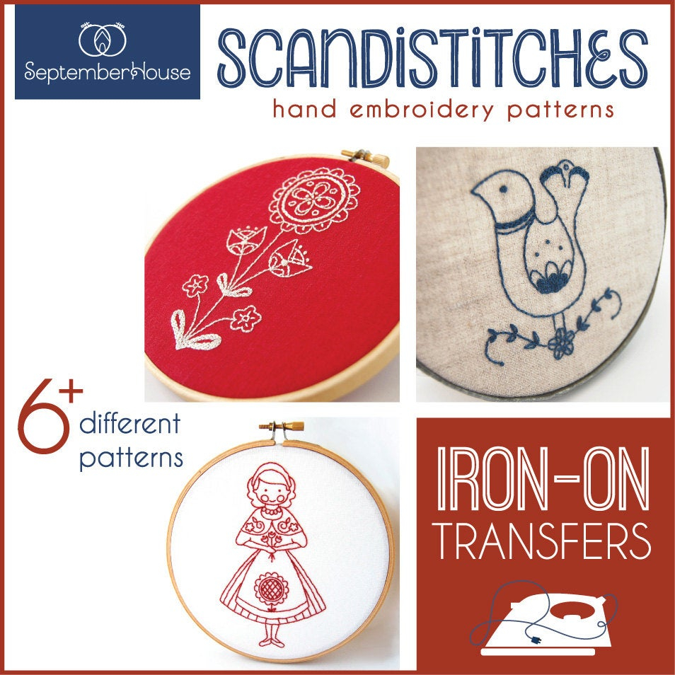 Hand Embroidery Patterns Transfers Embroidery Patterns Iron On Transfers Scandistitches Patterns For Hand Embroidery Scandinavian Embroidery Kit