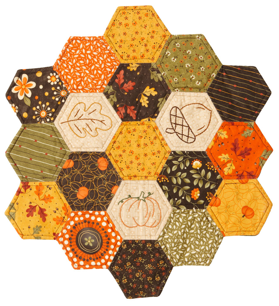 Hand Embroidery Quilt Patterns Hex Marks The Spot