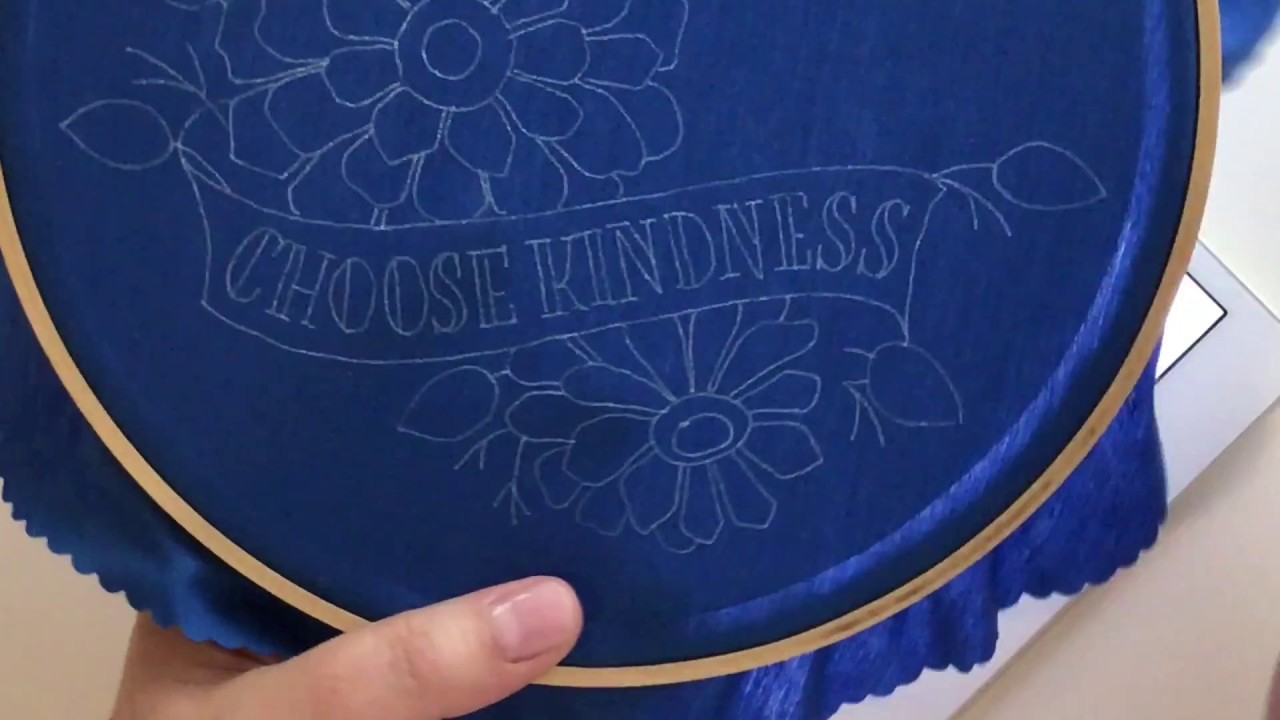 Hand Embroidery Transfer Patterns How To Transfer An Embroidery Pattern To Dark Fabric
