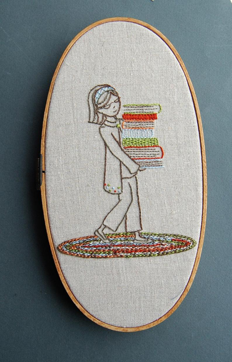 Hand Stitch Embroidery Patterns Embroidery Patterns Booksmart Hand Embroidery Patterns Back To School Teacher Appreciation Diy Dorm Decor Embroidery Designs