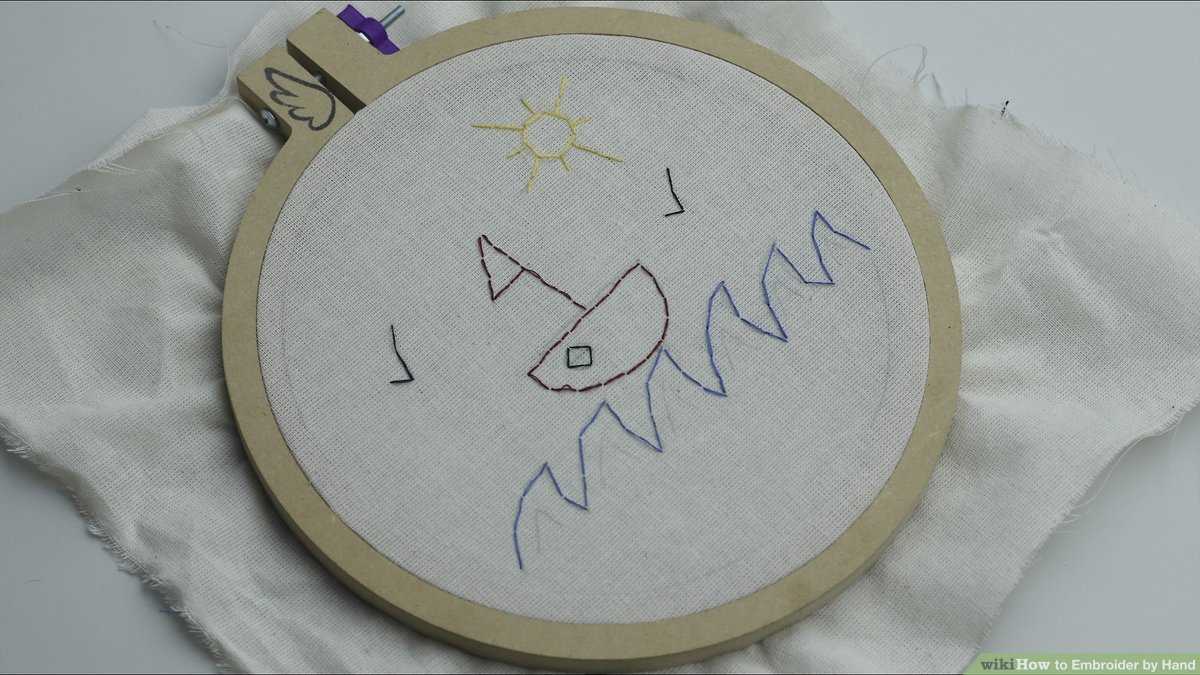 Hand Stitch Embroidery Patterns How To Embroider Hand With Pictures Wikihow