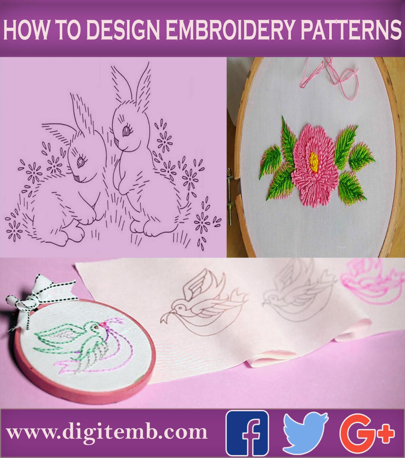 How To Design Embroidery Patterns How To Design Embroidery Patterns Ida Hill Issuu