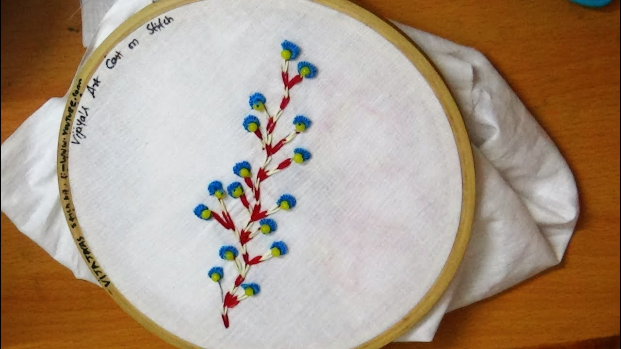 How To Make Embroidery Patterns Embroidery Designs Simple And Easy Beautiful Cast On Stitch Design