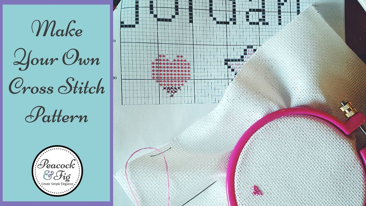 How To Make Your Own Embroidery Pattern Design Cross Stitch Patterns How To Make Cross Stitch Charts