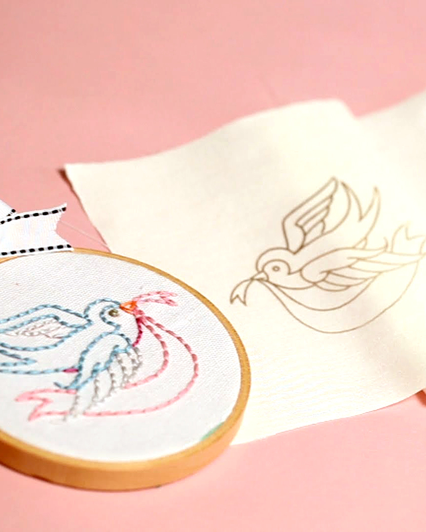 How To Transfer Embroidery Pattern 3 Ways To Transfer Embroidery Patterns Kin