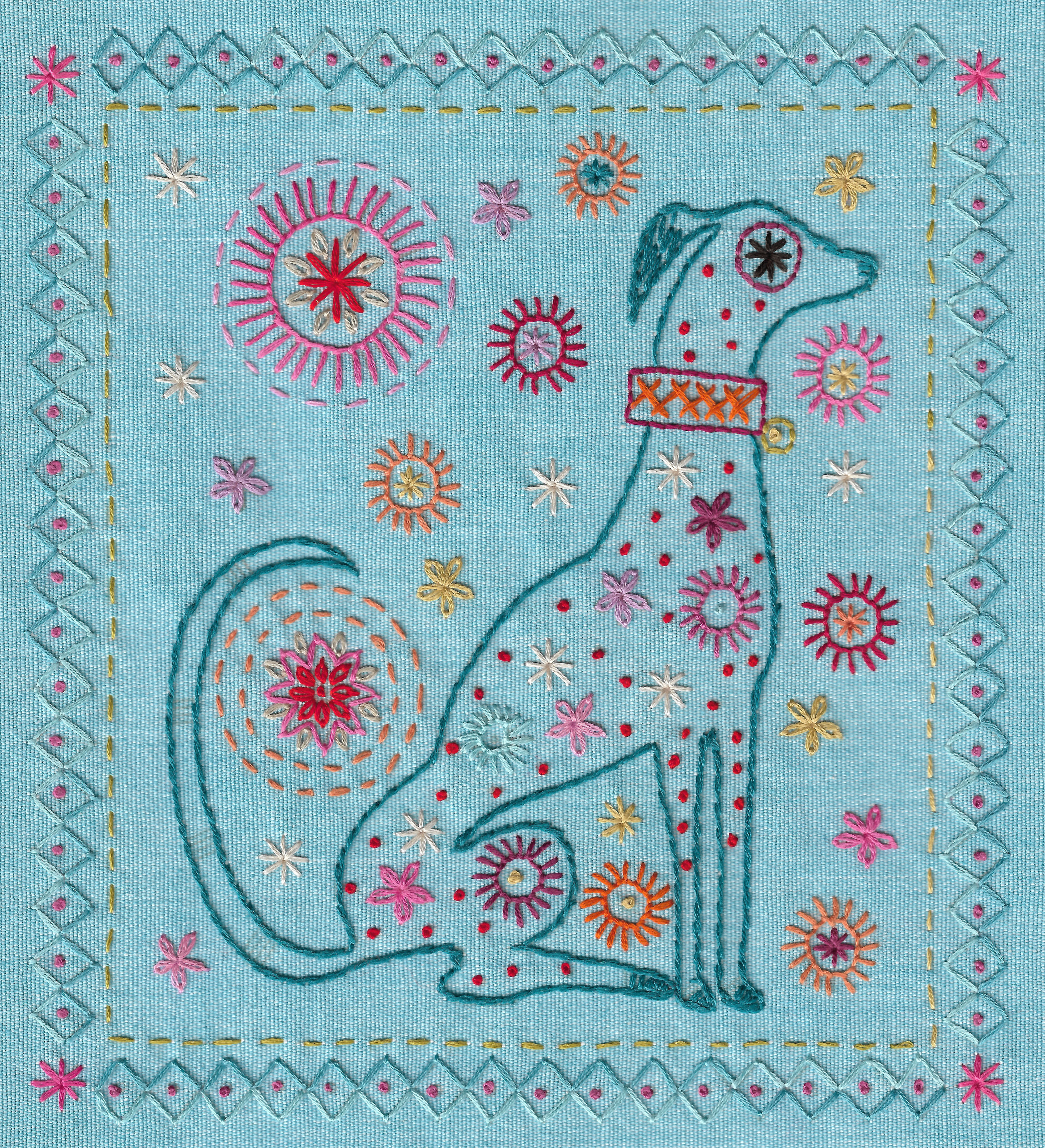 How To Transfer Embroidery Pattern Dog Iron On Transfer Embroidery Pattern