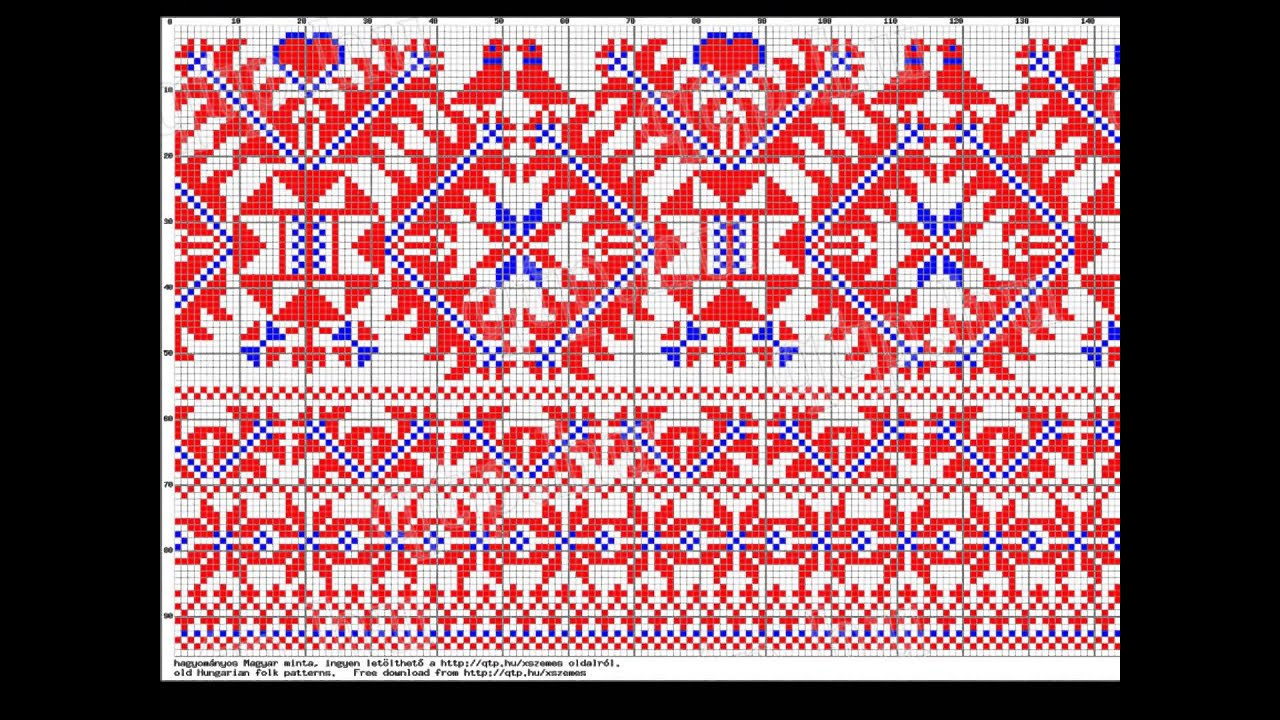 Hungarian Embroidery Patterns 1 Hungarian Embroidery P1
