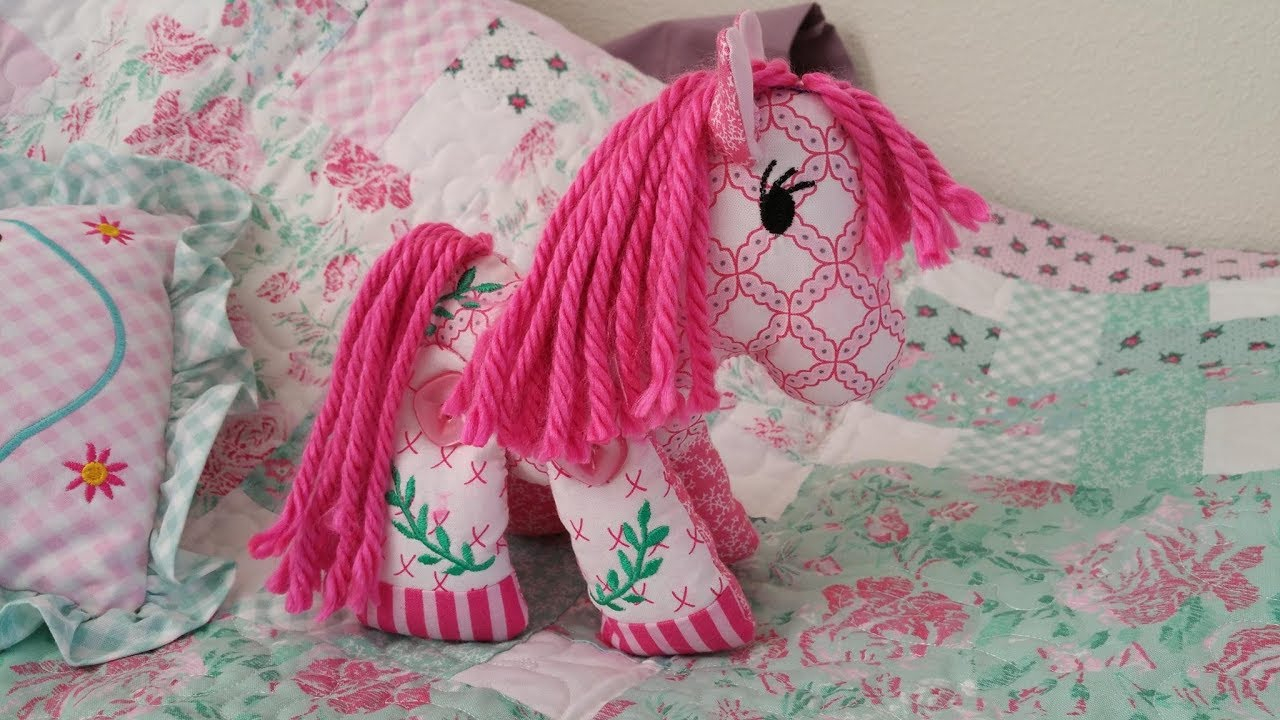 In The Hoop Machine Embroidery Patterns Sienna The Horse Stuffed Toy Design Made In The Hoop Machine Embroidery