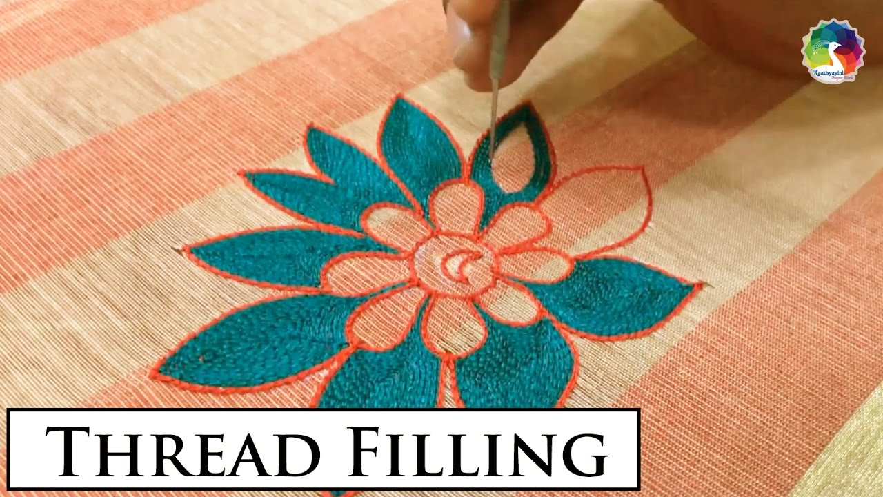 Indian Embroidery Designs Patterns Thread Filling Work Indian Hand Embroidery