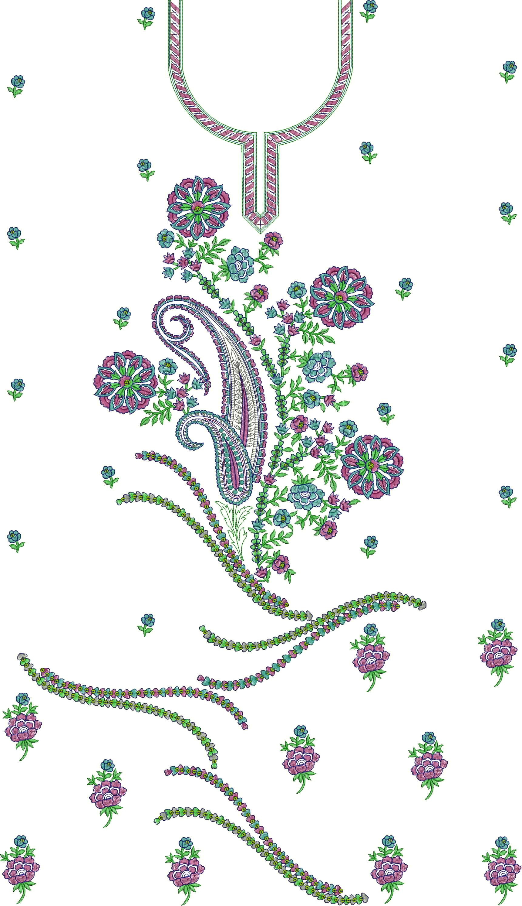 Indian Embroidery Patterns Full Dress Sequin Embroidery Designs 34 Embroideryshristi
