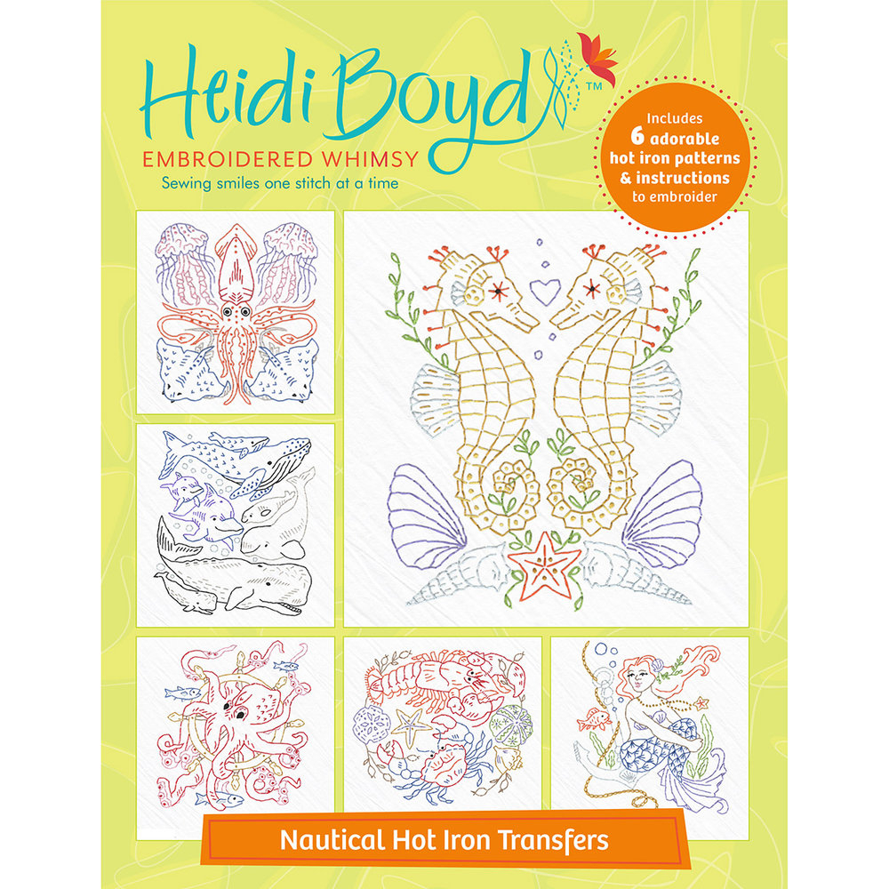 Iron On Transfer Patterns For Embroidery New Nautical Hot Iron Transfers Heidi Boyd